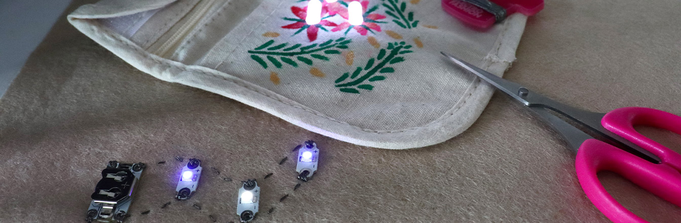How to Get Started with E-Textiles: Sewable LEDs and Conductive Thread