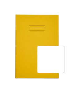 Classic A4+ Copybooks Plain 80 Page Box of 50 Yellow