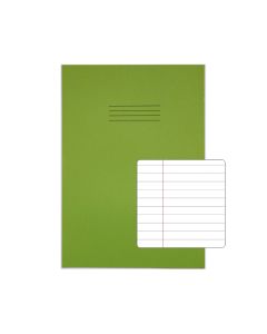 Classic A4+ Copybooks 8mm+Margin 80 Page Box of 50 Green