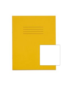 Classic 8"x6.5" Copybook Plain 48 Page Box of 100 Yellow