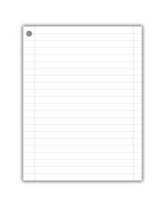 A4 Loose Leaf Examination Paper Grey Ruled 1 Ream