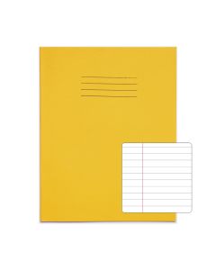 Classic 9"x7" Copybook 8mm+ Margin 80 Page Box of 100 Yellow