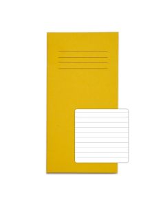 8" x 4" Copybook 32 Page 8mm Ruled Box of 100 Yellow