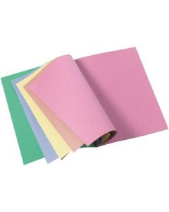 A4+ Scrapbook Assorted Colour Pages Pack of 25
