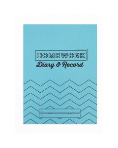 A5 Homework Diary 96 Pages Pack of 20 Blue