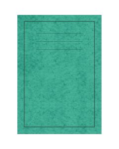 Classic Plus 9" x 7" Copybook 8mm+ Margin 80 Page Box of 50 Green