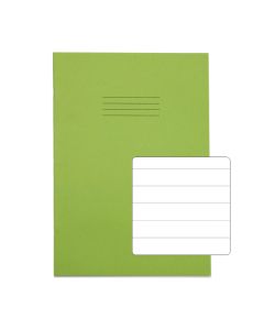 Classic A4 Copybook 15mm Ruled 64 Page Box of 50 Light Green
