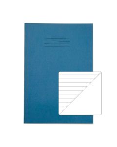 Classic A4 Copybook 8mm Ruled/Alternate Plain 64 Page Box of 50 Light Blue