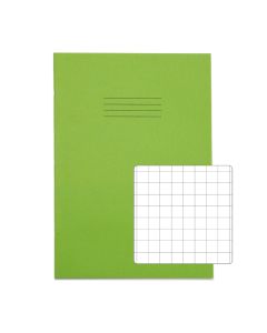 Classic A4 Copybook 10mm Squared 64 Page Box of 50 Light Green