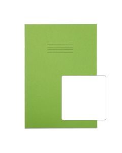 Classic A4 Copybook Plain 64 Page Box of 50 Light Green