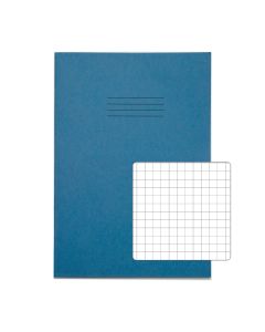 Classic A4 Copybook 7mm Squared 80 Page Box of 50 Light Blue