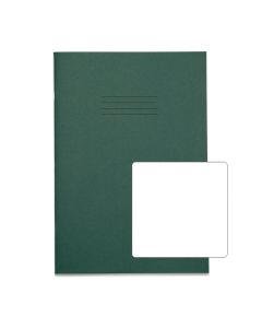 Classic A4+ Ex Book Plain 40 Page Box of 100 Dark Green