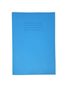 A4 Tinted Exercise Books 10mm Squared Asst Pages Blue Cover 48Pg Pk10