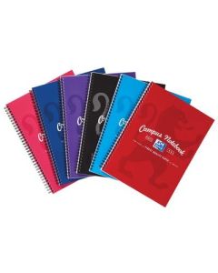 A4+ Oxford Campus Wirebound Notebooks Pack of 5
