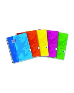 A5+ Oxford Touch Hardback Wirebound Notebooks Pack of 5