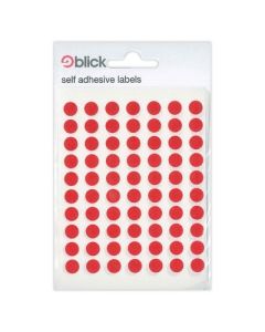Self-Adhesive Dots Pack of 490 Red