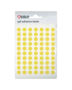Self-Adhesive Dots Pack of 490 Yellow