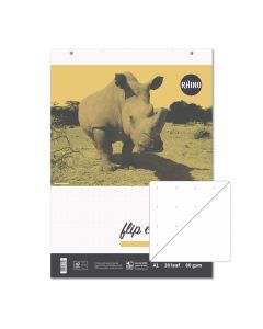 A1 Rhino Flipchart Pads Dot Grid Pack of 5