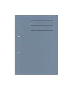 Punched Square Cut Folders A4 Blue Pack 100