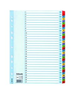 A4 Mylar Reinforced Indexes/Dividers Numbered 1-31 Set