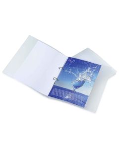 A4 ECO Ring Binders Clear Pack of 10