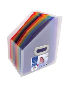 A4 Potrait Polypropylene Expanding File with Handles