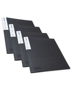 A4 Rapesco Germ- Savvy Flexible Display Books 10 Pockets Black Pack of 4