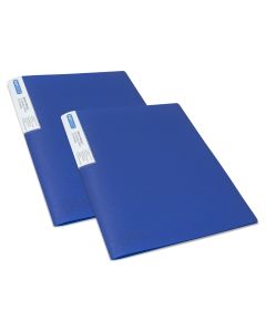 A4 Rapesco Germ- Savvy Flexible Display Books 20 Pockets Blue Pack of 2