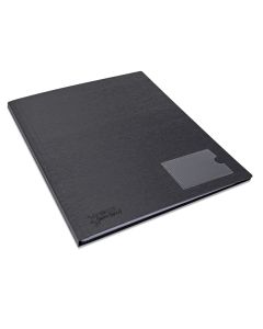 A4 Rapesco Germ-Savvy Hard Backed Display Book 12 Pockets Black
