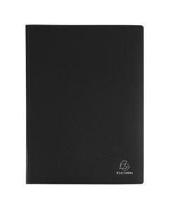 A4 Semi-Rigid Display Book 100 Pockets Black