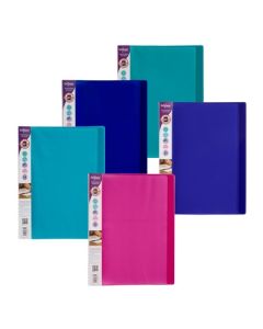A4 Snopake Electra Display Books Assorted Colours Pack of 10