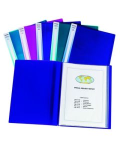 A3 Snopake Electra Display Books Assorted Colours Pack of 5