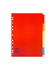 A4 5 Part Set Bright Manilla Dividers