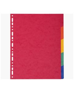 A4 Extra Wide Subject Dividers 5 Part Set