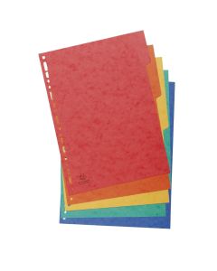 A4 Heavyweight Pressboard Dividers 5 Part Set