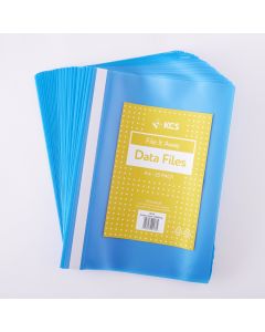 A4 Data Files Blue Pack of 25