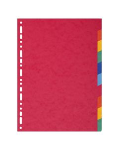A4 10 Part Set Heavyweight Pressboard Dividers