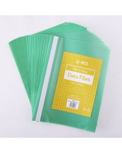 KCS A4 Data Files Green Pack of 250