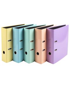 A4 Prem'Touch Aquarel Lever Arch Files Assorted Pack of 10