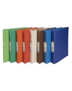 A4 Recycled Ring Binders Assorted Colours Pack of 10