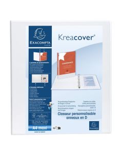 A4 Presentation Ring Binder Maxi 4-Ring 40mm White