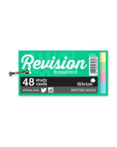 100 x 50mm Luxpad Study Cards Assorted Colours 48 Cards