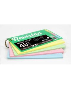 126 x 76mm Luxpad Lined Study Record Cards 48 Cards