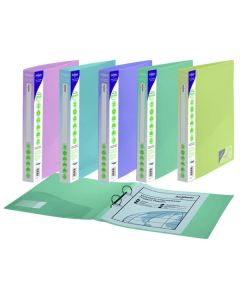 Snopake Reborn Ring Binders 25mm Assorted Pack 5