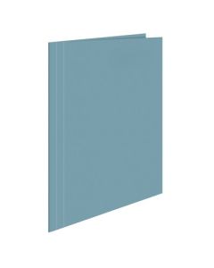 Square Cut Folders Foolscap Blue Pack 100