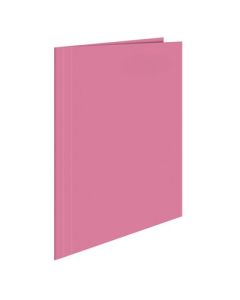 Square Cut Folders Foolscap Pink Pack 100