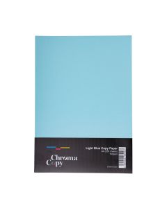 A4 Coloured Copier Card 160gsm Light Blue 250 Sheets