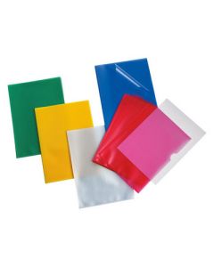 A4 Cut Flush Folders Assorted Colours Pack of 25