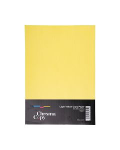 A4 Coloured Copier Paper 80gsm Light Yellow Box of 5 Reams