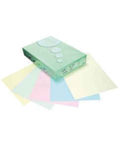 A4 Coloured Copier Card 160gsm Pastel Colours Pack of 1000 Sheets